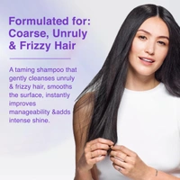 Schwarzkopf Professional Bonacure Frizz Away Shampoo with Babassu Oil | Smooth, Manageable Hair | Frizz Away your Hair | shiny, smooth hair | 250ml