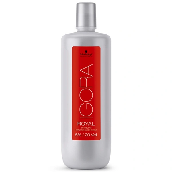 Schwarzkopf Professional Developer 6% 20 Vol 1000ml for Igora Royal| Ideal for Vibrant & Long-Lasting Color | Optimal Lift & Even Results | Salon-Quality Hair Coloring | (Note:By Including Additional Weight charge of Product is 99/-)