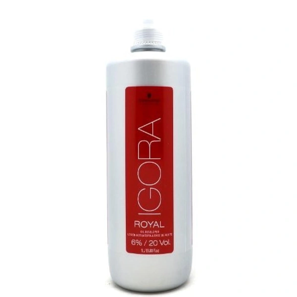 Schwarzkopf Professional Developer 6% 20 Vol 1000ml for Igora Royal| Ideal for Vibrant & Long-Lasting Color | Optimal Lift & Even Results | Salon-Quality Hair Coloring | (Note:By Including Additional Weight charge of Product is 99/-)