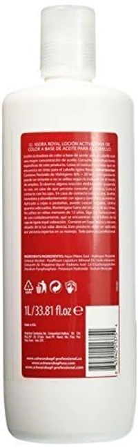 Schwarzkopf Professional Developer 6% 20 Vol 1000ml for Igora Royal| Ideal for Vibrant & Long-Lasting Color | Optimal Lift & Even Results | Salon-Quality Hair Coloring | (Note:By Including Additional Weight charge of Product is 99/-)