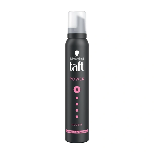 Schwarzkopf Taft Power Mousse for Women & Men| Strong Hold Hair Styling Foam for Long-Lasting Volume | Frizz Control & Flexible Styling | Suitable for All Hair Types