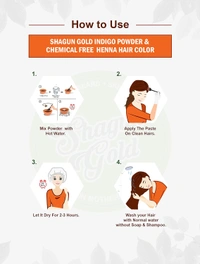 Shagun Gold Organic Indigo Powder 100gm for Hair Growth & Natural Black Hair Colour | 100% Herbal Hair Dye | Chemical-Free Hair Darkening & Conditioning