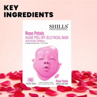 Shills Professional SHILLS Professional Algae Peel Off Jelly Facial Mask 100g 6 Variants Rose Petals | Deep Cleansing, Hydration & Skin Brightening | Spa Treatment for All Skin Types