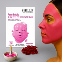 Shills Professional SHILLS Professional Algae Peel Off Jelly Facial Mask 100g 6 Variants Rose Petals | Deep Cleansing, Hydration & Skin Brightening | Spa Treatment for All Skin Types