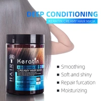 Silkera Professional Keratin Cream Hair Mask 1000ml For Girls & Boys | Moisturizing & Smoothing Treatment for Dry, Damaged, Frizzy Hair