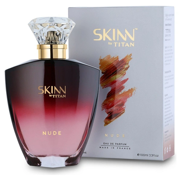 Skinn by Titan Skinn Titan Nude Eau de Parfum for Women 100ml, Sensual & Sophisticated Fragrance | Floral & Amber Notes | Long-Lasting Perfume for Every Occasion