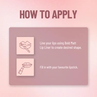 Swiss Beauty Bold Matte Lip Liner 1.6g | Sandy Pink 13 | Moisturises Lips