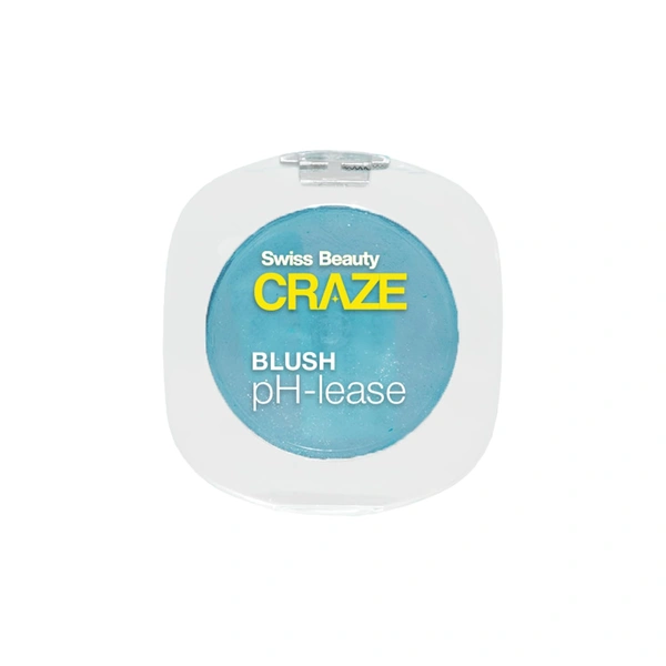 Swiss Beauty CRAZE Blush pH-Lease, Tiny Shimmer Particles for Dewy Glow | Enriched with Macadamia Oil & Olive Oil | Hydrating, Long-Lasting & Lightweight Blush