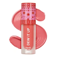 Swiss Beauty Dew It Up Liquid Blush 01-Peach Fuzz 4ml | Ultra-Pigmented & Lightweight | Infused with Vitamin E & C | Dewy, Natural Finish | Blendable & Long-Lasting