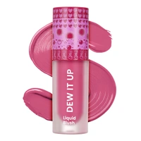Swiss Beauty Dew It Up Liquid Blush 03-Dusty Pink 4ml | Ultra-Pigmented & Lightweight | Infused with Vitamin E & C | Dewy, Natural Finish | Blendable & Long-Lasting