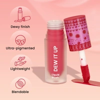 Swiss Beauty Dew It Up Liquid Blush 03-Dusty Pink 4ml | Ultra-Pigmented & Lightweight | Infused with Vitamin E & C | Dewy, Natural Finish | Blendable & Long-Lasting