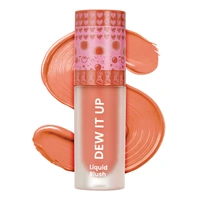 Swiss Beauty Dew It Up Liquid Blush 03-Dusty Pink 4ml | Ultra-Pigmented & Lightweight | Infused with Vitamin E & C | Dewy, Natural Finish | Blendable & Long-Lasting