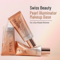 Swiss Beauty Foundation Silver Pink Pearl Illuminator Liquid | Lightweight, Blendable & Long-Lasting | Multi-Use Highlighter for a Radiant | Dewy & Luminous Glow