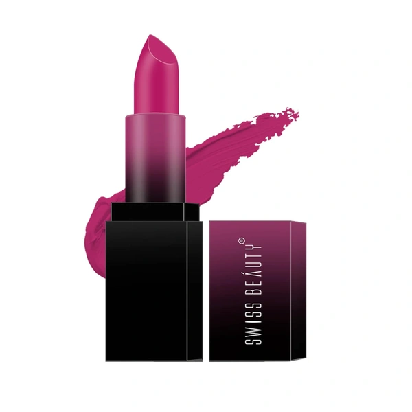 Swiss Beauty HD Matte Lipstick 3.5g | First Love 13| Suitable For All Skin Tones
