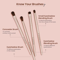 Swiss Beauty Heartistry Makeup Brush Set | 12 Pieces for Face, Eyes & Lips | Soft Synthetic Bristles | Multi-Functional, Flawless Blending | PETA Certified