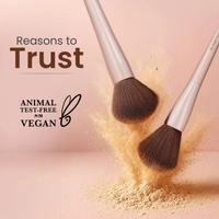 Swiss Beauty Heartistry Makeup Brush Set | 12 Pieces for Face, Eyes & Lips | Soft Synthetic Bristles | Multi-Functional, Flawless Blending | PETA Certified