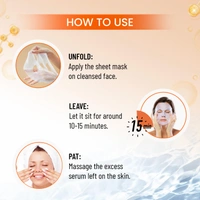 Swiss Beauty Illuminating Sheet Mask 20ml | With Rice Water & Niacinamide | Serum-infused Sheet mask | Minimizes open pores | Purifies & Reduces Excess Oils | Smooth & Clear Skin | Radiant skin mask | 20ml