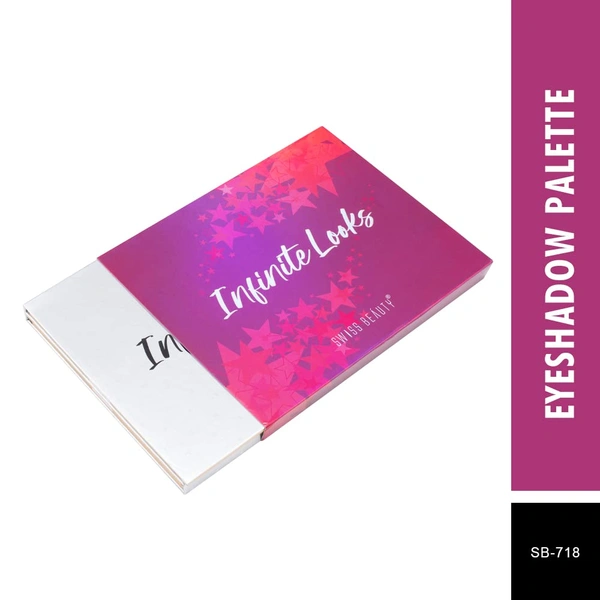 Swiss Beauty Infinite Looks Makeup Kit| Multicolor Eye Makeup Palette | Highly Pigmented & Blendable Matte | Shimmer & Metallic Shades for Stunning Eye Looks
