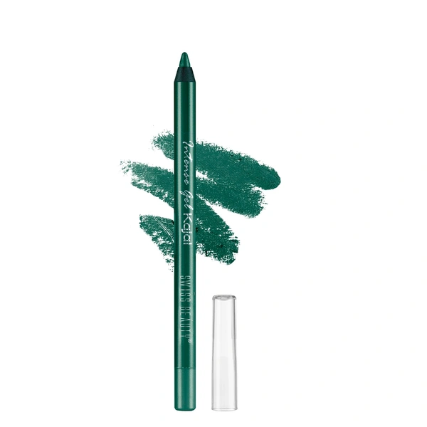 Swiss Beauty Intense Gel Kajal Green 1.2g | Long-Lasting | Eye Makeup