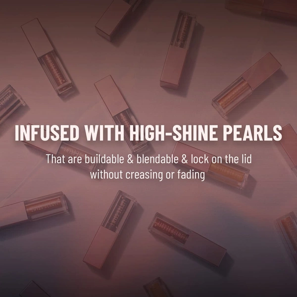 Swiss Beauty Metallic Liquid Eyeshadow 3ml | Intense Metallic Shine | High Pigmentation | Quick-Drying Formula | Long Lasting | Shade - 02