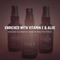 Swiss Beauty Natural Makeup Fixer 70ml| Long-Lasting, Hydrating & Lightweight | Locks Makeup for Hours | Enriched with Aloe Vera & Vitamin E | For a Fresh, Dewy Look