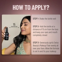 Swiss Beauty Natural Makeup Fixer 70ml| Long-Lasting, Hydrating & Lightweight | Locks Makeup for Hours | Enriched with Aloe Vera & Vitamin E | For a Fresh, Dewy Look