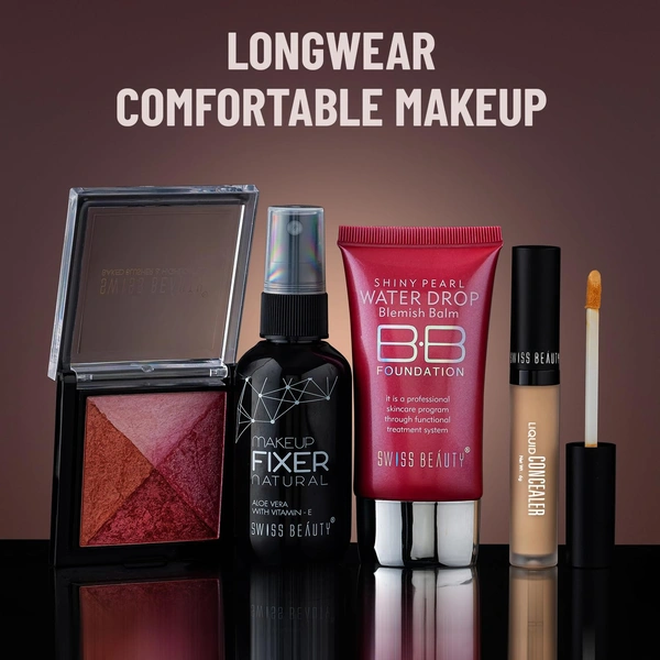 Swiss Beauty Natural Makeup Fixer 70ml| Long-Lasting, Hydrating & Lightweight | Locks Makeup for Hours | Enriched with Aloe Vera & Vitamin E | For a Fresh, Dewy Look