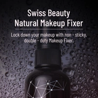 Swiss Beauty Natural Makeup Fixer Spray, 70ML with Vitamin E & Aloe Vera | Waterproof | Long-Lasting & Smudge-Proof | Lightweight, Non-Sticky & Matte Finish Setting Spray