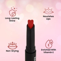 Swiss Beauty My Shine Creamy Lipstick Rose Shade 04 | Enriched with Vitamin E| Intense Shine & Long-Lasting | Hydrating, Smooth & Glossy Finish