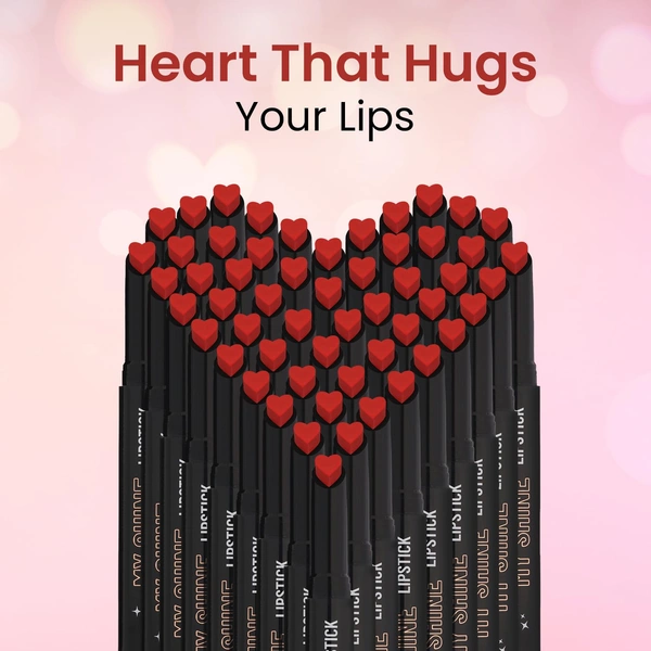 Swiss Beauty My Shine Creamy Lipstick Rose Shade 04 | Enriched with Vitamin E| Intense Shine & Long-Lasting | Hydrating, Smooth & Glossy Finish