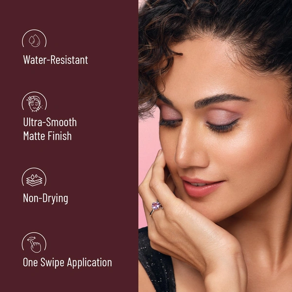 Swiss Beauty Pure Matte Lipsticks 3.8g | Magic Maroon 211 | Creamy Matte - 1