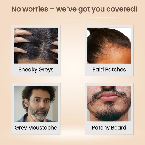 Swiss Beauty Quick Cover Touch-Up Powder Shade Smoky Black | Covers Grey Roots & Bald Spots Instantly | Highly Pigmented | Matte Finish | Long-Lasting | For Men & Women