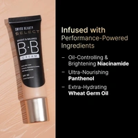 Swiss Beauty Select BB Cream Multifunctiona Bright & Balance 30g With 30 SPF | Shade 03 Butter Nude|Even Skin Tone with Niacinamide & Wheat Germ Oil | Medium Buildable Coverage