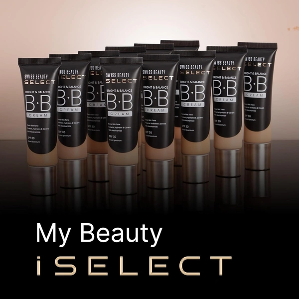 Swiss Beauty Select BB Cream Multifunctiona Bright & Balance 30g With 30 SPF | Shade 03 Butter Nude|Even Skin Tone with Niacinamide & Wheat Germ Oil | Medium Buildable Coverage