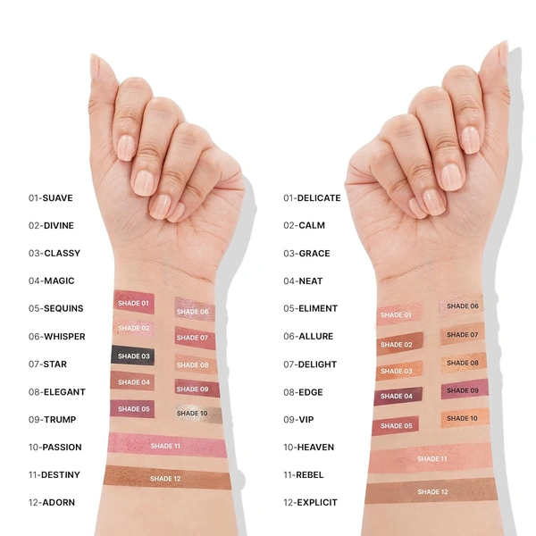 Swiss Beauty Select Eyeshadow Light Em Up Face & Eye Palette 20g | Firefly Shade | Multi-Purpose Eyeshadow, Blush & Contour Palette | Matte, Shimmer & Metallic Finishes