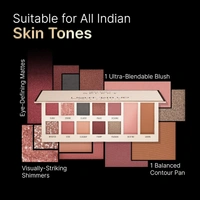 Swiss Beauty Select Eyeshadow Light Em Up Face & Eye Palette 20g | Firefly Shade | Multi-Purpose Eyeshadow, Blush & Contour Palette | Matte, Shimmer & Metallic Finishes