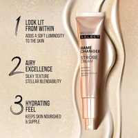 Swiss Beauty Select Game Changer Strobe Cream 35g, Shade 02 Gold Sheen with Shea Butter & Vitamin C | Illuminating Glow Cream for Face & Body