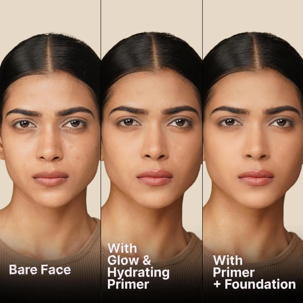 Swiss Beauty Select Glow & Hydrating Primer 25ml | Vitamin E & Witch Hazel Enriched Makeup Base for Radiant | Dewy Skin, Long-Lasting Hydration | Smooth Texture & Natural Glow