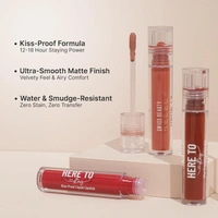 Swiss Beauty Select Here To Stay Liquid Matte Lipstick 3ml with Shade 14 Peach Wood | Kiss-Proof Formula | Non-Transfer & Smudgeproof | 12-18 Hrs Stay