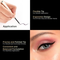 Swiss Beauty Select Here To Stay Semi-Matte Liquid Waterproof Eyeliner 3ml with Shade 04 Magnet Black | Precise Pointed Tip | Smudge-Proof & Transfer-Proof