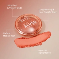 Swiss Beauty Select High on Blush 8g Sweet Pink | Natural Matte Finish | Long-Lasting & Non-Transferrable | Enriched with Vitamin E & Rose Oil