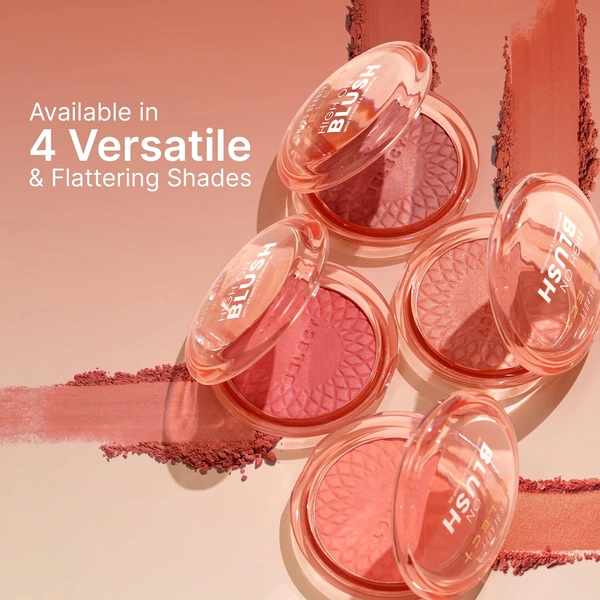 Swiss Beauty Select High on Blush 8g Sweet Pink | Natural Matte Finish | Long-Lasting & Non-Transferrable | Enriched with Vitamin E & Rose Oil