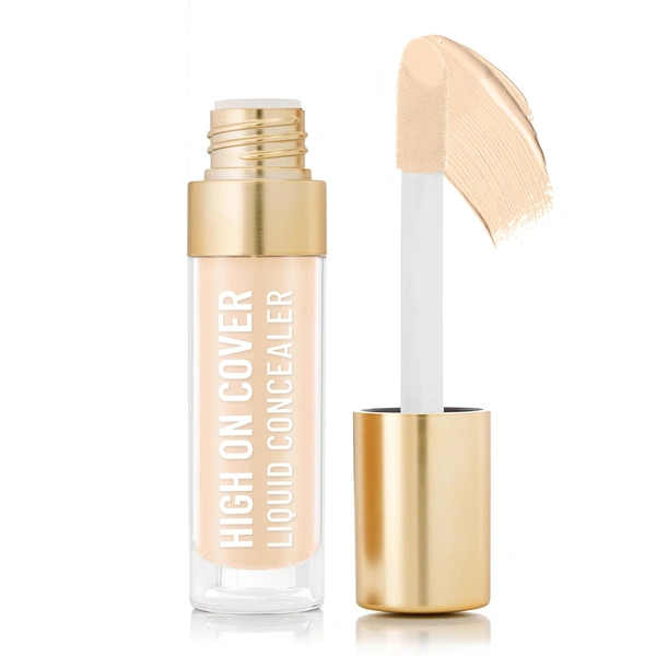 Swiss Beauty Select High On Cover Liquid Concealer Shade 1.0 Fair, 5.5ml | Matte Finish, No-Crease Formula | Enriched with Vitamin E for Smooth, Flawless Skin