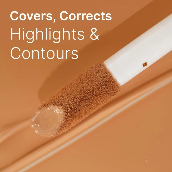 Swiss Beauty Select High On Cover Liquid Concealer Shade Shade 0.5 Very Fair, 5.5ml | Matte Finish, No-Crease Formula | Enriched with Vitamin E for Flawless Skin