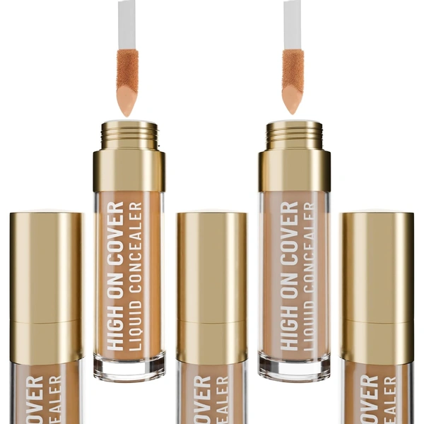 Swiss Beauty Select High On Cover Liquid Concealer Shade Shade 0.5 Very Fair, 5.5ml | Matte Finish, No-Crease Formula | Enriched with Vitamin E for Flawless Skin