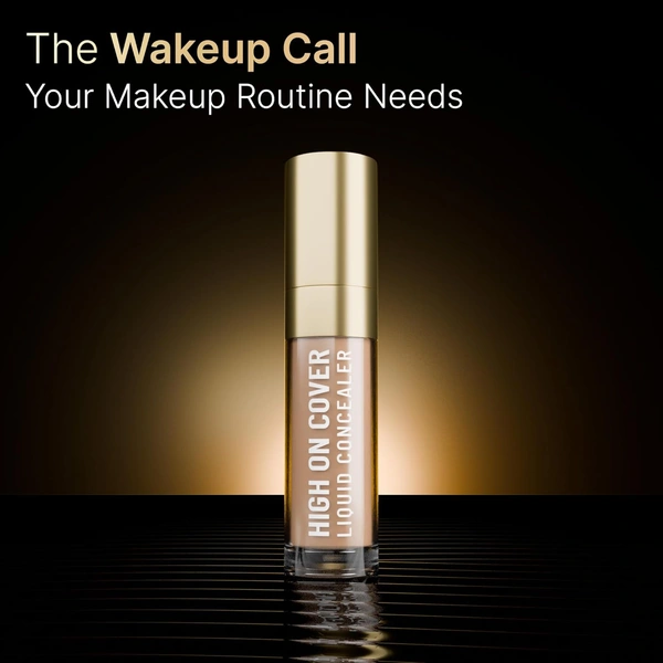 Swiss Beauty Select High On Cover Liquid Concealer Shade Shade 0.5 Very Fair, 5.5ml | Matte Finish, No-Crease Formula | Enriched with Vitamin E for Flawless Skin