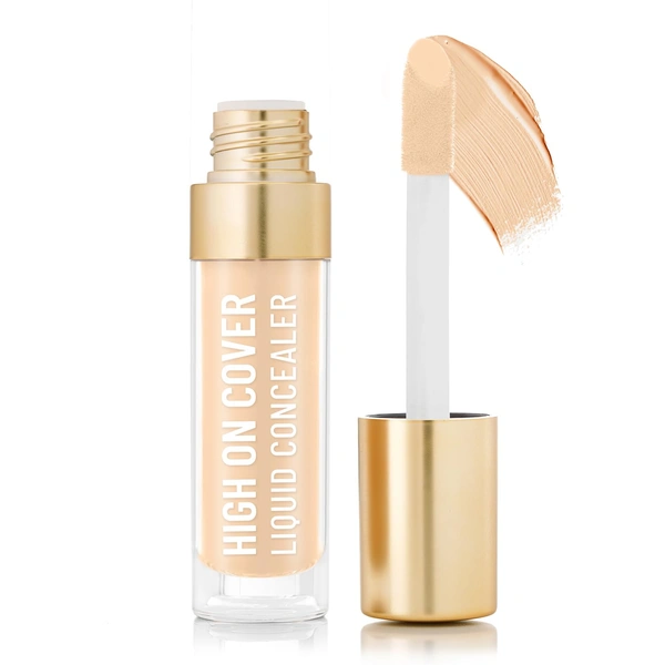 Swiss Beauty Select High On Cover Liquid Concealer Shade 3.0 Dusky, 5.5ml | Full Coverage, Matte Finish | No-Crease Formula | Enriched with Vitamin E for Smooth Skin