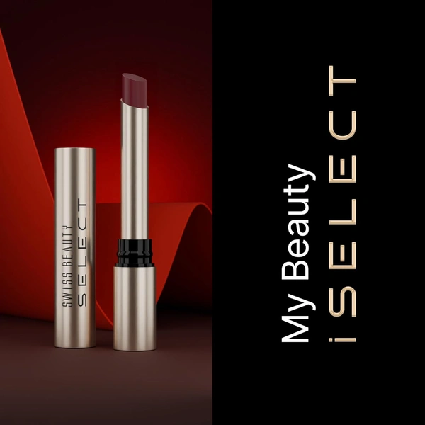 Swiss Beauty Select High On Shine Creamy Lipstick 03 Pink Sorbet| Mirror-Shine Glossy Finish | Creamy Hydrating Formula with Vitamin E