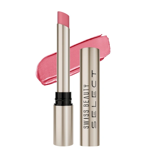Swiss Beauty Select High On Shine Creamy Lipstick 03 Pink Sorbet| Mirror-Shine Glossy Finish | Creamy Hydrating Formula with Vitamin E
