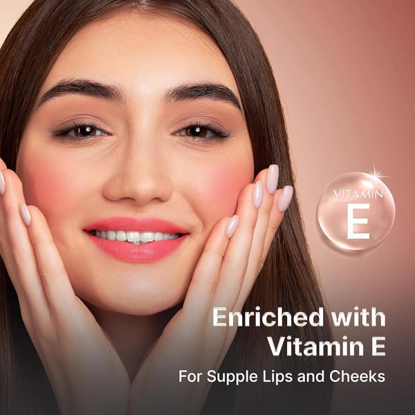 Swiss Beauty Select Lip And Cheek Cushion Creamy Mousse 4.5gm, Shade 04 Velvet Red with Vitamin E | 12 Hours Long Stay | Soft Matte Finish